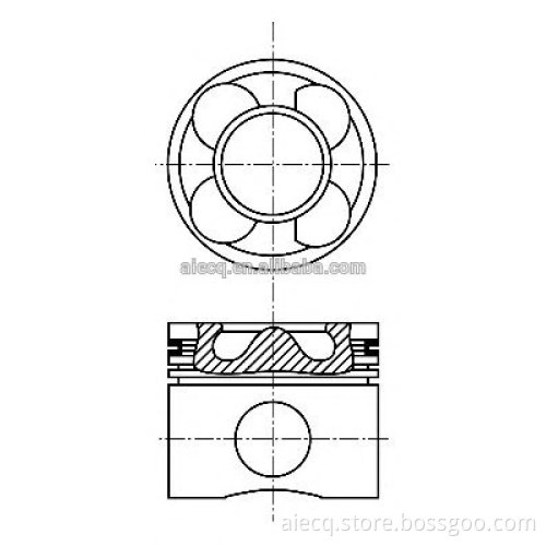 Good quality manufactured Piston for MAN D20